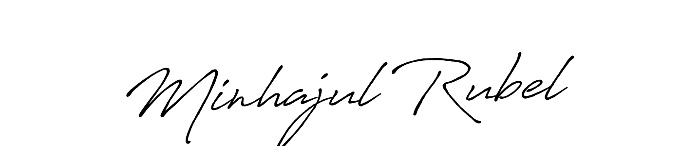 Similarly Antro_Vectra_Bolder is the best handwritten signature design. Signature creator online .You can use it as an online autograph creator for name Minhajul Rubel. Minhajul Rubel signature style 7 images and pictures png