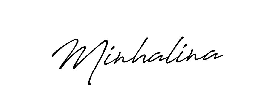 Antro_Vectra_Bolder is a professional signature style that is perfect for those who want to add a touch of class to their signature. It is also a great choice for those who want to make their signature more unique. Get Minhalina name to fancy signature for free. Minhalina signature style 7 images and pictures png