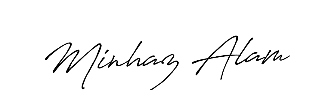 This is the best signature style for the Minhaz Alam name. Also you like these signature font (Antro_Vectra_Bolder). Mix name signature. Minhaz Alam signature style 7 images and pictures png