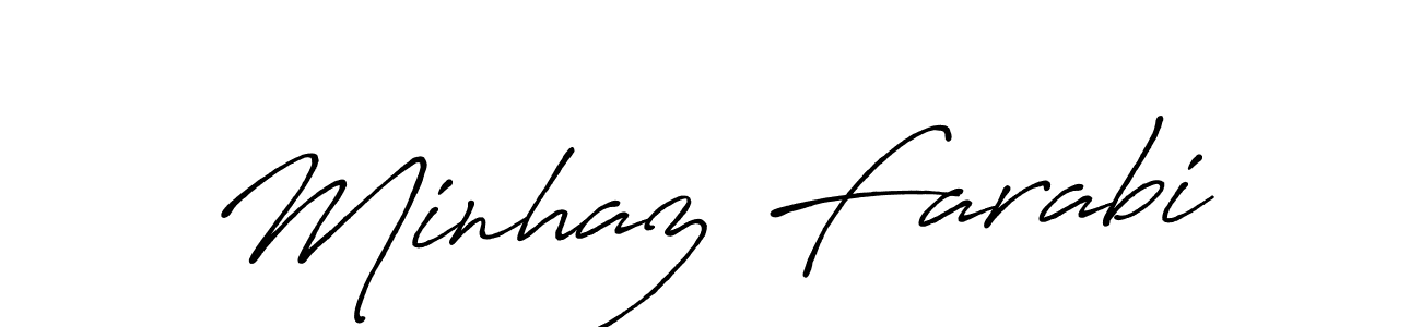 The best way (Antro_Vectra_Bolder) to make a short signature is to pick only two or three words in your name. The name Minhaz Farabi include a total of six letters. For converting this name. Minhaz Farabi signature style 7 images and pictures png