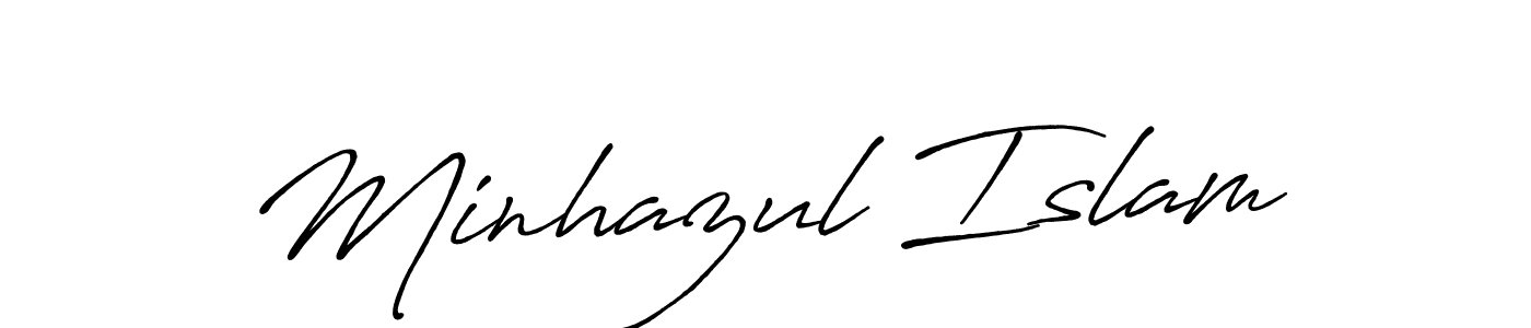 Also You can easily find your signature by using the search form. We will create Minhazul Islam name handwritten signature images for you free of cost using Antro_Vectra_Bolder sign style. Minhazul Islam signature style 7 images and pictures png