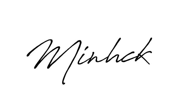 How to Draw Minhck signature style? Antro_Vectra_Bolder is a latest design signature styles for name Minhck. Minhck signature style 7 images and pictures png