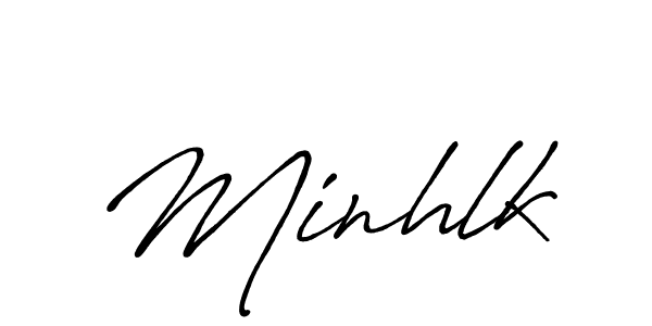 Also You can easily find your signature by using the search form. We will create Minhlk name handwritten signature images for you free of cost using Antro_Vectra_Bolder sign style. Minhlk signature style 7 images and pictures png