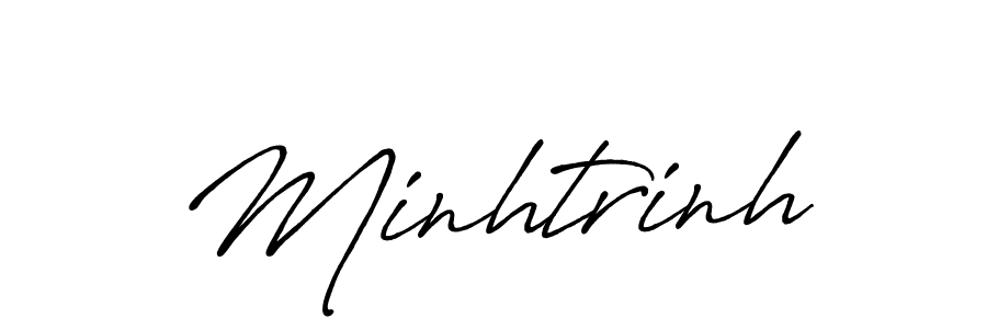 Antro_Vectra_Bolder is a professional signature style that is perfect for those who want to add a touch of class to their signature. It is also a great choice for those who want to make their signature more unique. Get Minhtrinh name to fancy signature for free. Minhtrinh signature style 7 images and pictures png