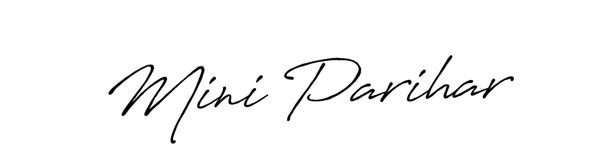 You should practise on your own different ways (Antro_Vectra_Bolder) to write your name (Mini Parihar) in signature. don't let someone else do it for you. Mini Parihar signature style 7 images and pictures png