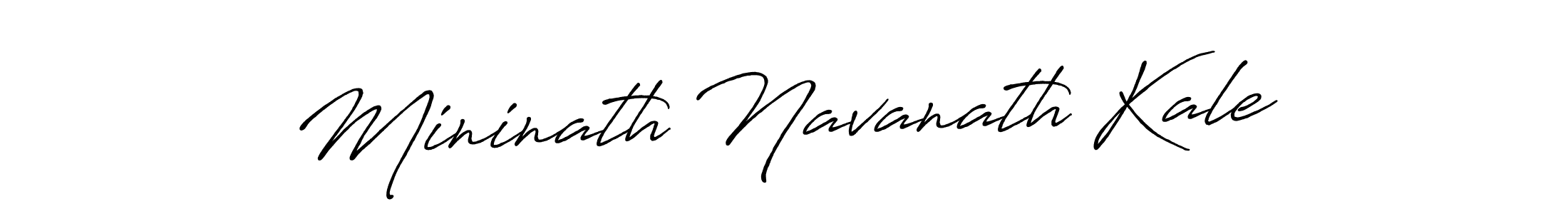 Make a beautiful signature design for name Mininath Navanath Kale. Use this online signature maker to create a handwritten signature for free. Mininath Navanath Kale signature style 7 images and pictures png