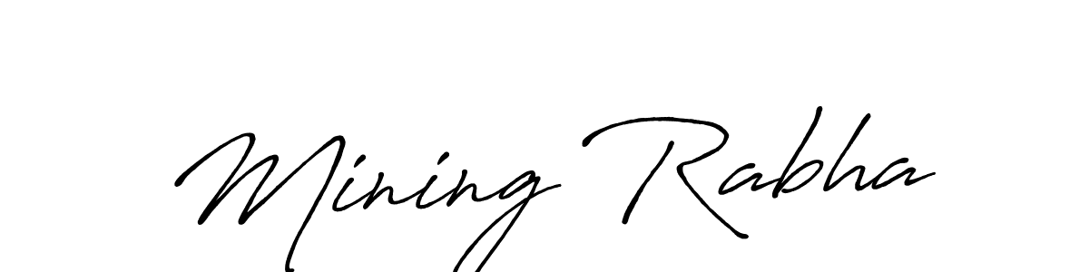 Once you've used our free online signature maker to create your best signature Antro_Vectra_Bolder style, it's time to enjoy all of the benefits that Mining Rabha name signing documents. Mining Rabha signature style 7 images and pictures png