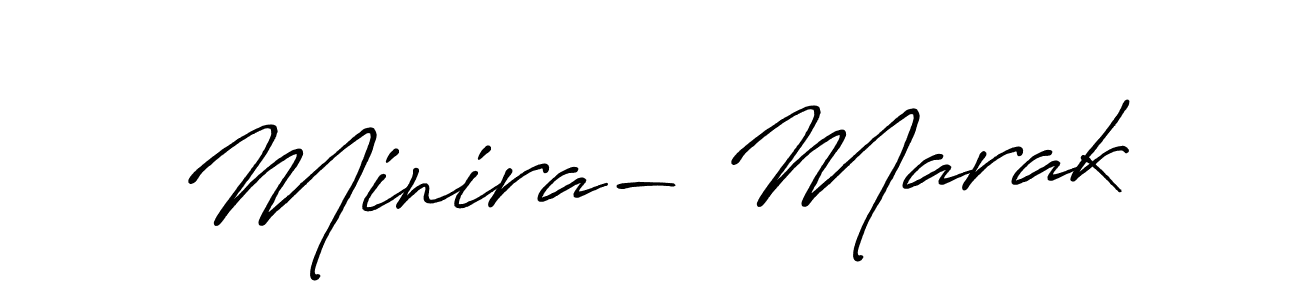 if you are searching for the best signature style for your name Minira- Marak. so please give up your signature search. here we have designed multiple signature styles  using Antro_Vectra_Bolder. Minira- Marak signature style 7 images and pictures png