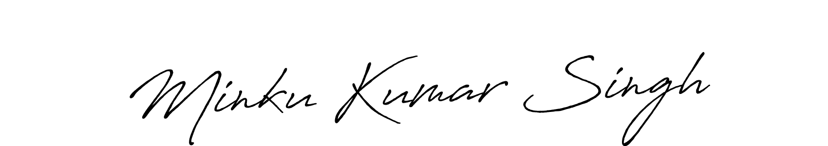 Make a short Minku Kumar Singh signature style. Manage your documents anywhere anytime using Antro_Vectra_Bolder. Create and add eSignatures, submit forms, share and send files easily. Minku Kumar Singh signature style 7 images and pictures png