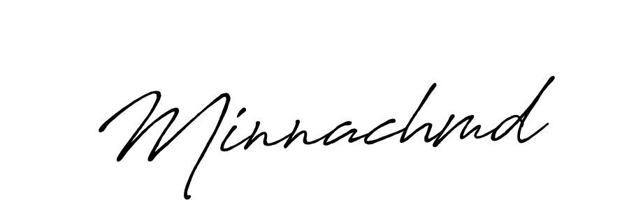 Make a short Minnachmd signature style. Manage your documents anywhere anytime using Antro_Vectra_Bolder. Create and add eSignatures, submit forms, share and send files easily. Minnachmd signature style 7 images and pictures png