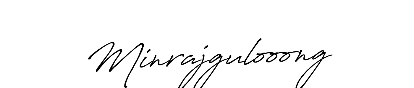 Make a short Minrajgulooong signature style. Manage your documents anywhere anytime using Antro_Vectra_Bolder. Create and add eSignatures, submit forms, share and send files easily. Minrajgulooong signature style 7 images and pictures png
