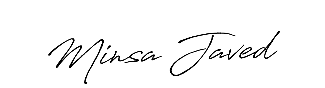 Similarly Antro_Vectra_Bolder is the best handwritten signature design. Signature creator online .You can use it as an online autograph creator for name Minsa Javed. Minsa Javed signature style 7 images and pictures png