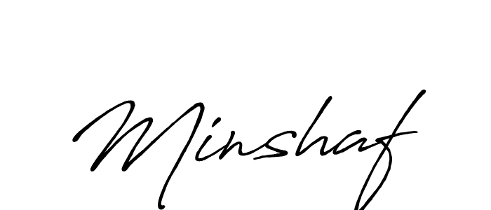 How to make Minshaf signature? Antro_Vectra_Bolder is a professional autograph style. Create handwritten signature for Minshaf name. Minshaf signature style 7 images and pictures png