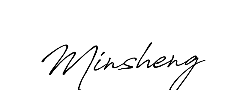 if you are searching for the best signature style for your name Minsheng. so please give up your signature search. here we have designed multiple signature styles  using Antro_Vectra_Bolder. Minsheng signature style 7 images and pictures png