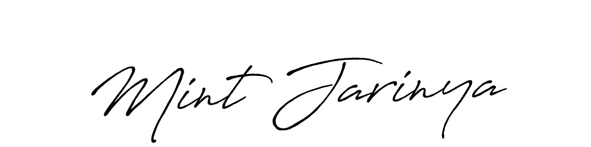 Check out images of Autograph of Mint Jarinya name. Actor Mint Jarinya Signature Style. Antro_Vectra_Bolder is a professional sign style online. Mint Jarinya signature style 7 images and pictures png