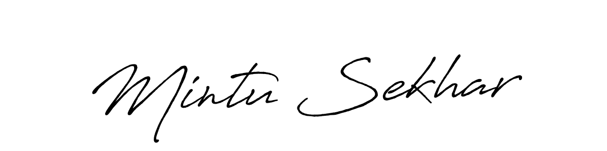 It looks lik you need a new signature style for name Mintu Sekhar. Design unique handwritten (Antro_Vectra_Bolder) signature with our free signature maker in just a few clicks. Mintu Sekhar signature style 7 images and pictures png