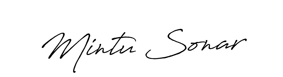 Also You can easily find your signature by using the search form. We will create Mintu Sonar name handwritten signature images for you free of cost using Antro_Vectra_Bolder sign style. Mintu Sonar signature style 7 images and pictures png