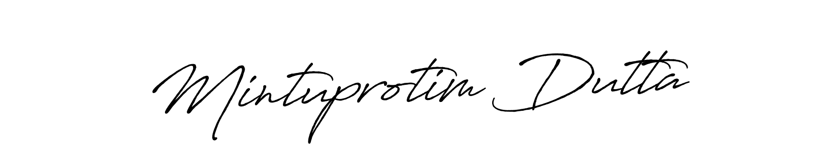 It looks lik you need a new signature style for name Mintuprotim Dutta. Design unique handwritten (Antro_Vectra_Bolder) signature with our free signature maker in just a few clicks. Mintuprotim Dutta signature style 7 images and pictures png