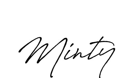 if you are searching for the best signature style for your name Minty. so please give up your signature search. here we have designed multiple signature styles  using Antro_Vectra_Bolder. Minty signature style 7 images and pictures png