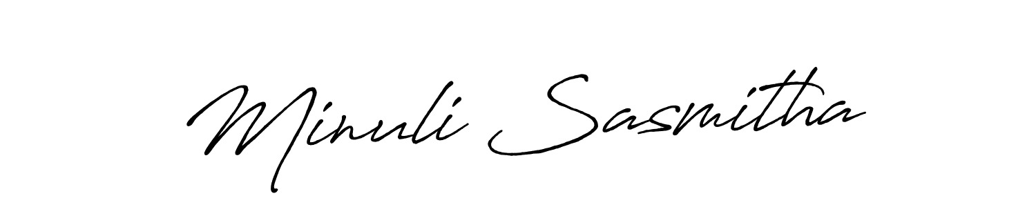 How to Draw Minuli Sasmitha signature style? Antro_Vectra_Bolder is a latest design signature styles for name Minuli Sasmitha. Minuli Sasmitha signature style 7 images and pictures png