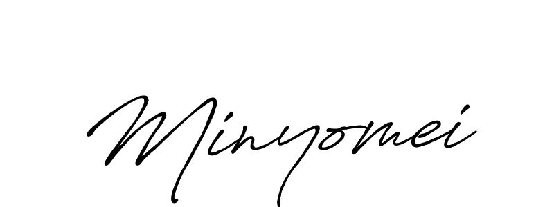 The best way (Antro_Vectra_Bolder) to make a short signature is to pick only two or three words in your name. The name Minyomei include a total of six letters. For converting this name. Minyomei signature style 7 images and pictures png