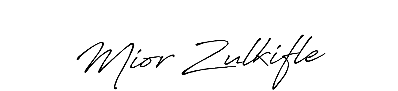 The best way (Antro_Vectra_Bolder) to make a short signature is to pick only two or three words in your name. The name Mior Zulkifle include a total of six letters. For converting this name. Mior Zulkifle signature style 7 images and pictures png