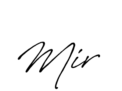 Once you've used our free online signature maker to create your best signature Antro_Vectra_Bolder style, it's time to enjoy all of the benefits that Mir  name signing documents. Mir  signature style 7 images and pictures png