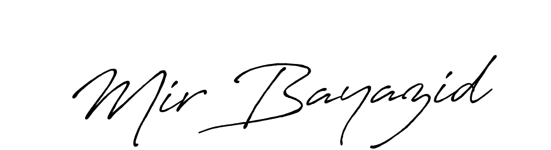 Also we have Mir Bayazid name is the best signature style. Create professional handwritten signature collection using Antro_Vectra_Bolder autograph style. Mir Bayazid signature style 7 images and pictures png