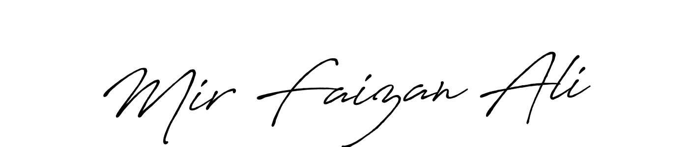 Mir Faizan Ali stylish signature style. Best Handwritten Sign (Antro_Vectra_Bolder) for my name. Handwritten Signature Collection Ideas for my name Mir Faizan Ali. Mir Faizan Ali signature style 7 images and pictures png