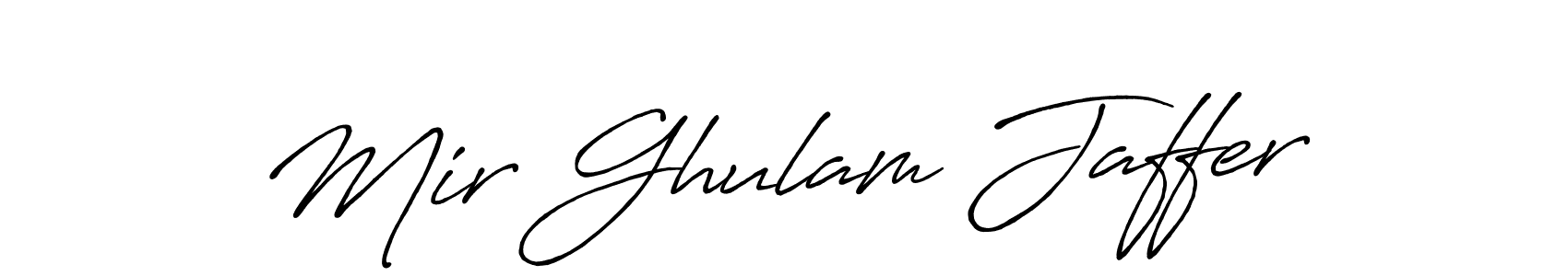 How to make Mir Ghulam Jaffer signature? Antro_Vectra_Bolder is a professional autograph style. Create handwritten signature for Mir Ghulam Jaffer name. Mir Ghulam Jaffer signature style 7 images and pictures png