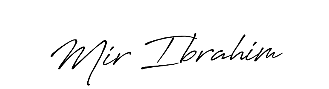 It looks lik you need a new signature style for name Mir Ibrahim. Design unique handwritten (Antro_Vectra_Bolder) signature with our free signature maker in just a few clicks. Mir Ibrahim signature style 7 images and pictures png