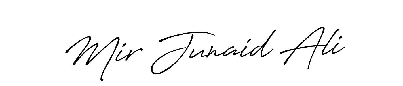 Make a beautiful signature design for name Mir Junaid Ali. Use this online signature maker to create a handwritten signature for free. Mir Junaid Ali signature style 7 images and pictures png