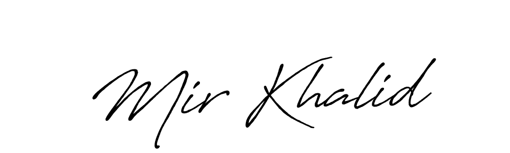 Best and Professional Signature Style for Mir Khalid. Antro_Vectra_Bolder Best Signature Style Collection. Mir Khalid signature style 7 images and pictures png