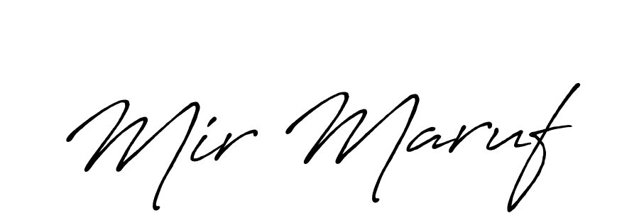 You can use this online signature creator to create a handwritten signature for the name Mir Maruf. This is the best online autograph maker. Mir Maruf signature style 7 images and pictures png