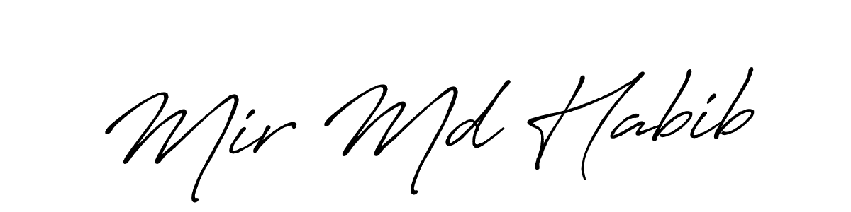 Once you've used our free online signature maker to create your best signature Antro_Vectra_Bolder style, it's time to enjoy all of the benefits that Mir Md Habib name signing documents. Mir Md Habib signature style 7 images and pictures png