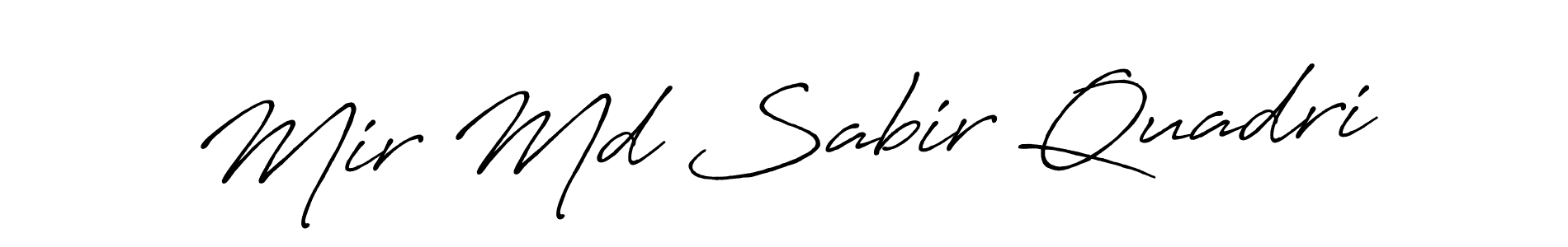 It looks lik you need a new signature style for name Mir Md Sabir Quadri. Design unique handwritten (Antro_Vectra_Bolder) signature with our free signature maker in just a few clicks. Mir Md Sabir Quadri signature style 7 images and pictures png