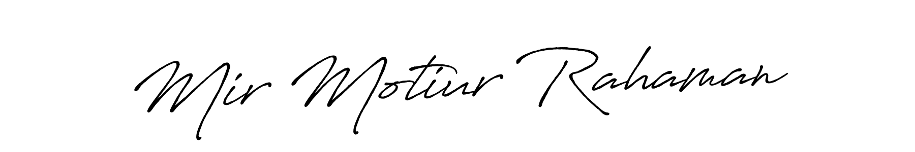 It looks lik you need a new signature style for name Mir Motiur Rahaman. Design unique handwritten (Antro_Vectra_Bolder) signature with our free signature maker in just a few clicks. Mir Motiur Rahaman signature style 7 images and pictures png