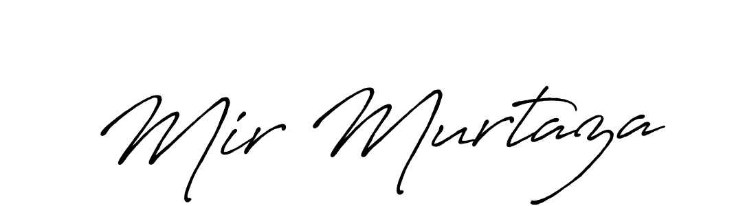 Mir Murtaza stylish signature style. Best Handwritten Sign (Antro_Vectra_Bolder) for my name. Handwritten Signature Collection Ideas for my name Mir Murtaza. Mir Murtaza signature style 7 images and pictures png