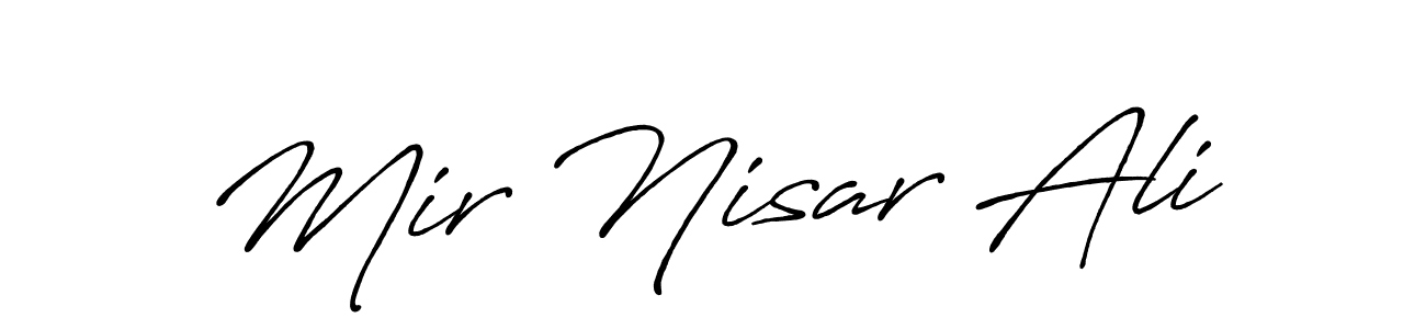 Once you've used our free online signature maker to create your best signature Antro_Vectra_Bolder style, it's time to enjoy all of the benefits that Mir Nisar Ali name signing documents. Mir Nisar Ali signature style 7 images and pictures png