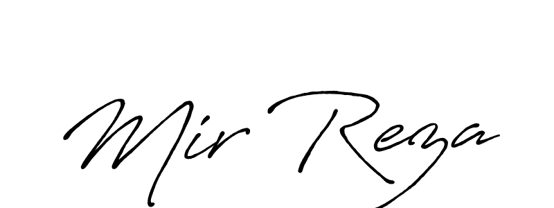 Design your own signature with our free online signature maker. With this signature software, you can create a handwritten (Antro_Vectra_Bolder) signature for name Mir Reza. Mir Reza signature style 7 images and pictures png