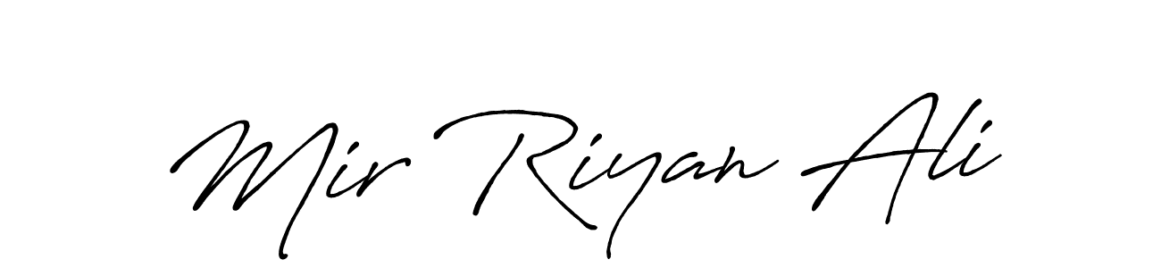 Make a beautiful signature design for name Mir Riyan Ali. Use this online signature maker to create a handwritten signature for free. Mir Riyan Ali signature style 7 images and pictures png