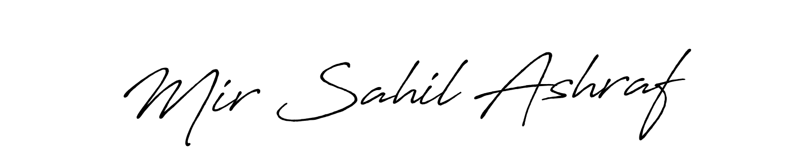 Design your own signature with our free online signature maker. With this signature software, you can create a handwritten (Antro_Vectra_Bolder) signature for name Mir Sahil Ashraf. Mir Sahil Ashraf signature style 7 images and pictures png