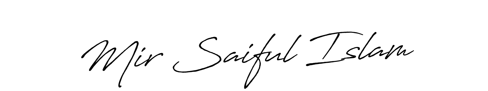 Antro_Vectra_Bolder is a professional signature style that is perfect for those who want to add a touch of class to their signature. It is also a great choice for those who want to make their signature more unique. Get Mir Saiful Islam name to fancy signature for free. Mir Saiful Islam signature style 7 images and pictures png