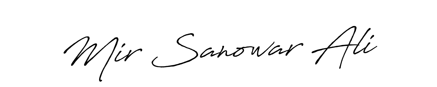 How to Draw Mir Sanowar Ali signature style? Antro_Vectra_Bolder is a latest design signature styles for name Mir Sanowar Ali. Mir Sanowar Ali signature style 7 images and pictures png