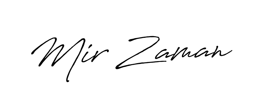 Use a signature maker to create a handwritten signature online. With this signature software, you can design (Antro_Vectra_Bolder) your own signature for name Mir Zaman. Mir Zaman signature style 7 images and pictures png