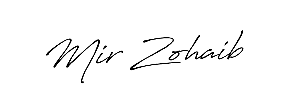 Antro_Vectra_Bolder is a professional signature style that is perfect for those who want to add a touch of class to their signature. It is also a great choice for those who want to make their signature more unique. Get Mir Zohaib name to fancy signature for free. Mir Zohaib signature style 7 images and pictures png