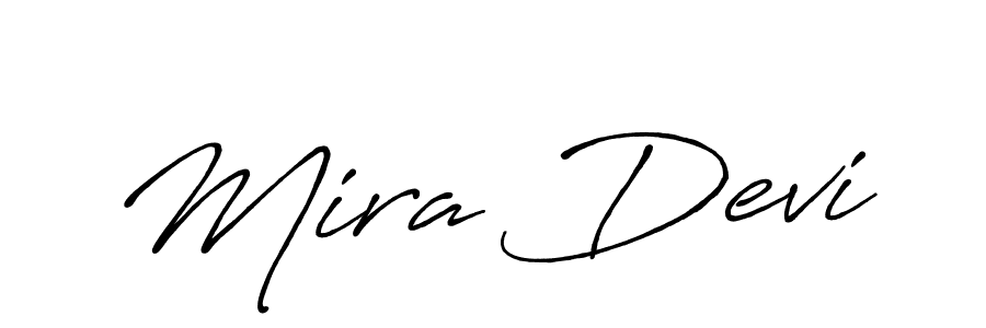 Once you've used our free online signature maker to create your best signature Antro_Vectra_Bolder style, it's time to enjoy all of the benefits that Mira Devi name signing documents. Mira Devi signature style 7 images and pictures png