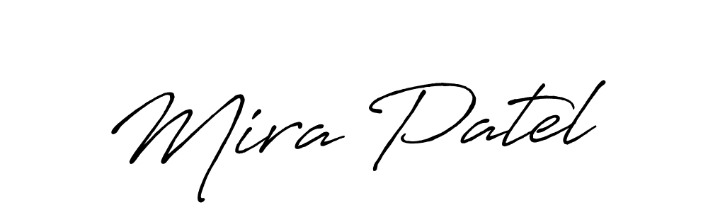 It looks lik you need a new signature style for name Mira Patel. Design unique handwritten (Antro_Vectra_Bolder) signature with our free signature maker in just a few clicks. Mira Patel signature style 7 images and pictures png