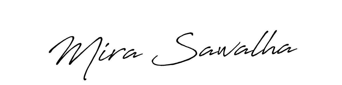 It looks lik you need a new signature style for name Mira Sawalha. Design unique handwritten (Antro_Vectra_Bolder) signature with our free signature maker in just a few clicks. Mira Sawalha signature style 7 images and pictures png