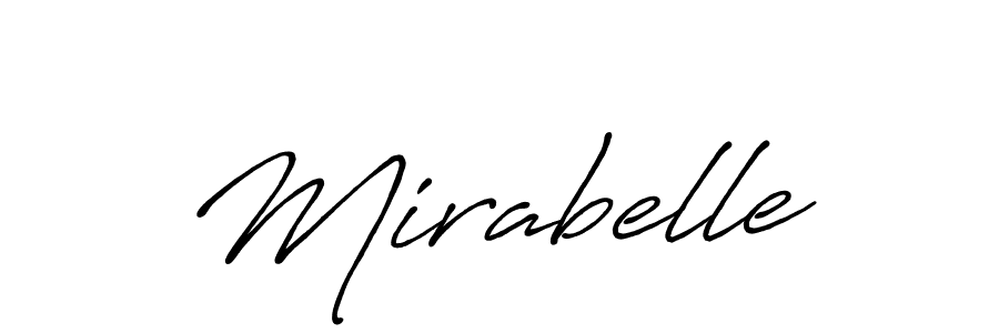 You should practise on your own different ways (Antro_Vectra_Bolder) to write your name (Mirabelle) in signature. don't let someone else do it for you. Mirabelle signature style 7 images and pictures png